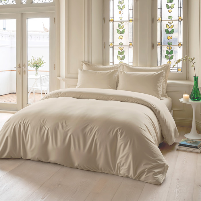 Housse de couette sakura beige