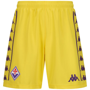 Pantaloni Corti Kappa Bambino Kombat Ryder Fiorentina Giallo