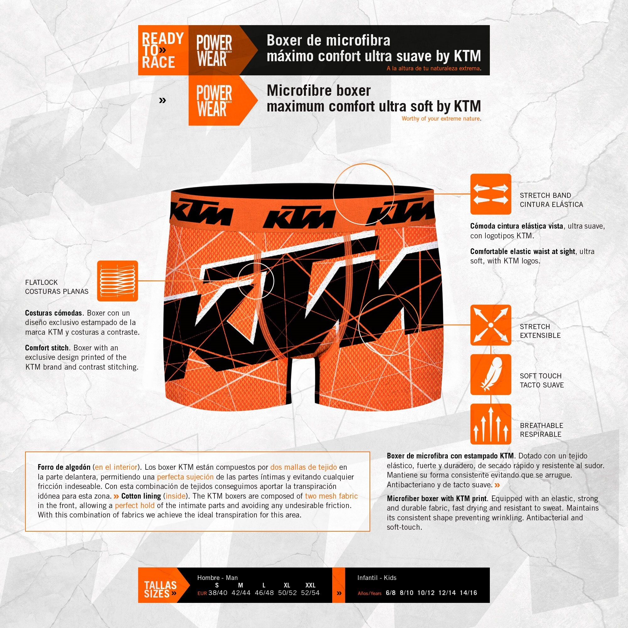 Calzoncillo KTM Montmelo para hombre