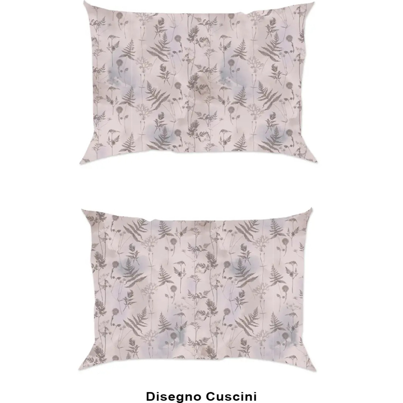 Completo Lenzuola SOFFIONE BEIGE 100% Cotone e Made in Italy floreale natura