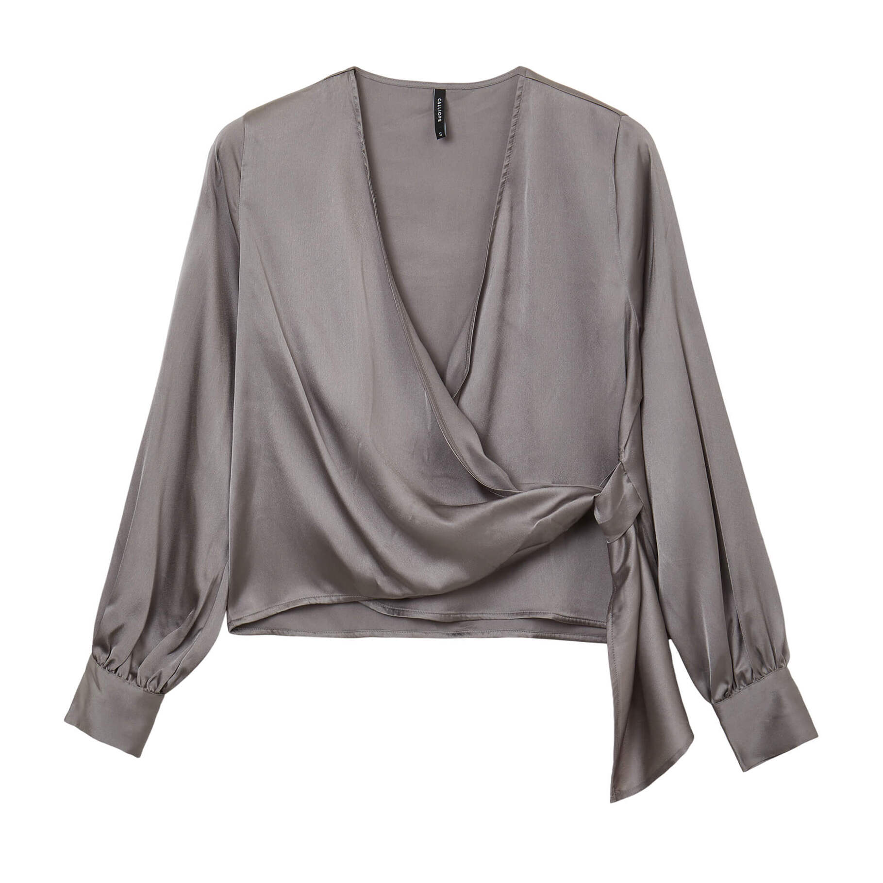 Blusa incrociata con fusciacca