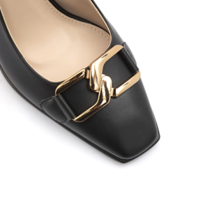 Slingback Donna colore Nero