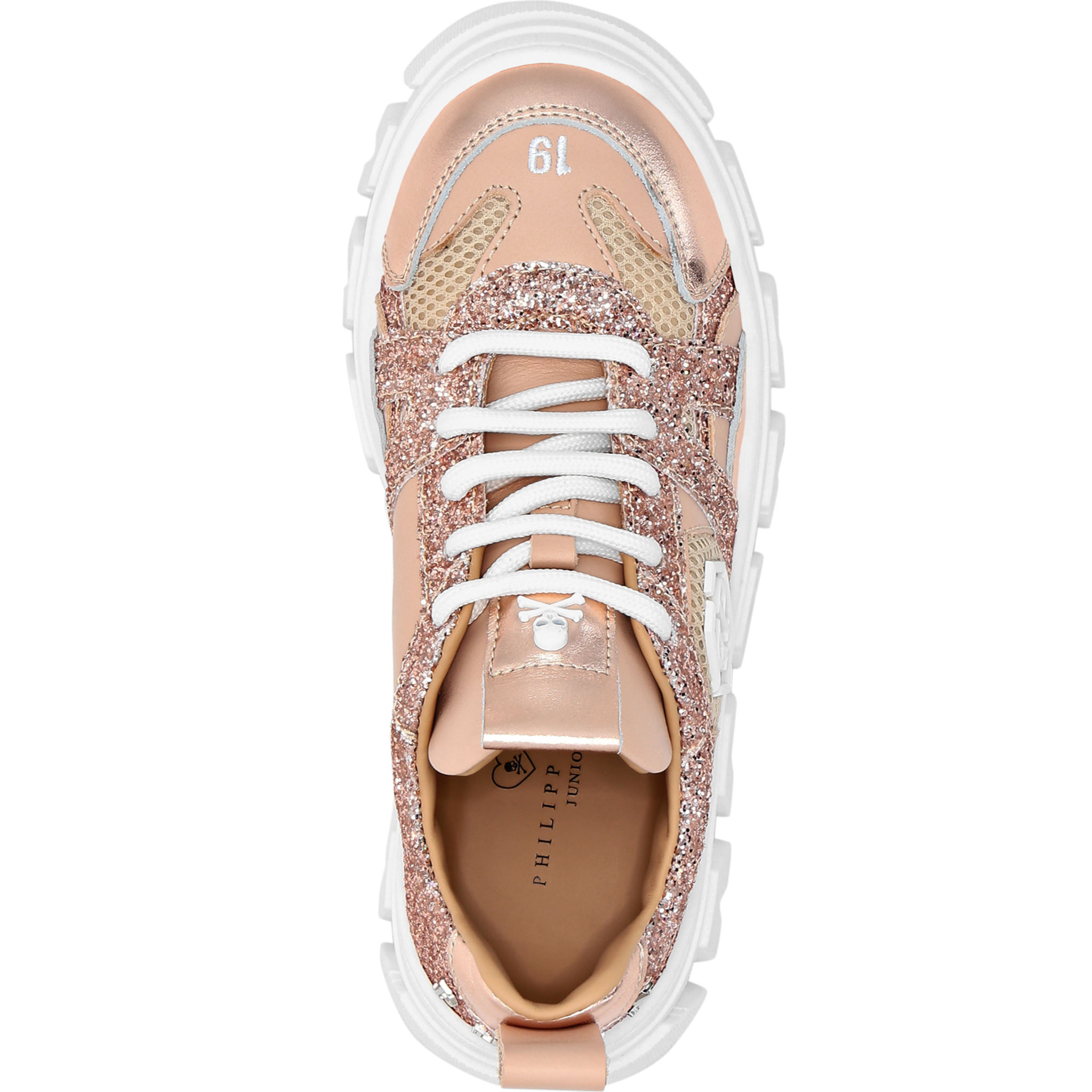 PHILIPP PLEIN Sandalias planas de goma HEXAGON