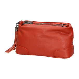 Borsa a mano da donna - Modello Lidia - Vera pelle - 25.0 x 14.0 x 10.0 cm