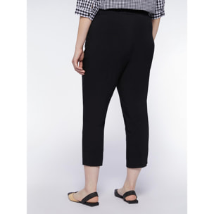 Fiorella Rubino - Pantalones capri negros - Negro