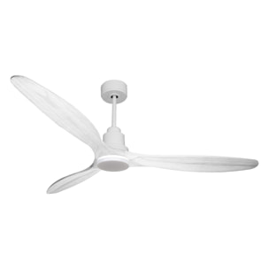 Ventilateur de plafond Réversible  Thermostat Dimmable Wifi Moteur à courant continu Toits en pente Télécommande Lumière à trois tons Hypersilence Mémoire