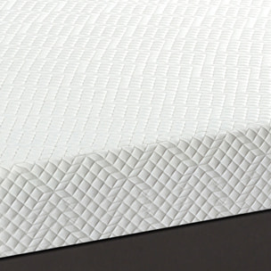 Matelas Absolu, Soutien Ferme ,21 cm, Mémoire de Forme & Mousse Haute Densité, Fabrication Française, Déhoussable