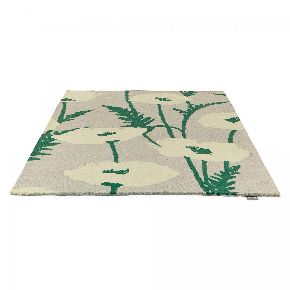 Tapis salon et chambre fait à la main en laine motif floral NUITORQ