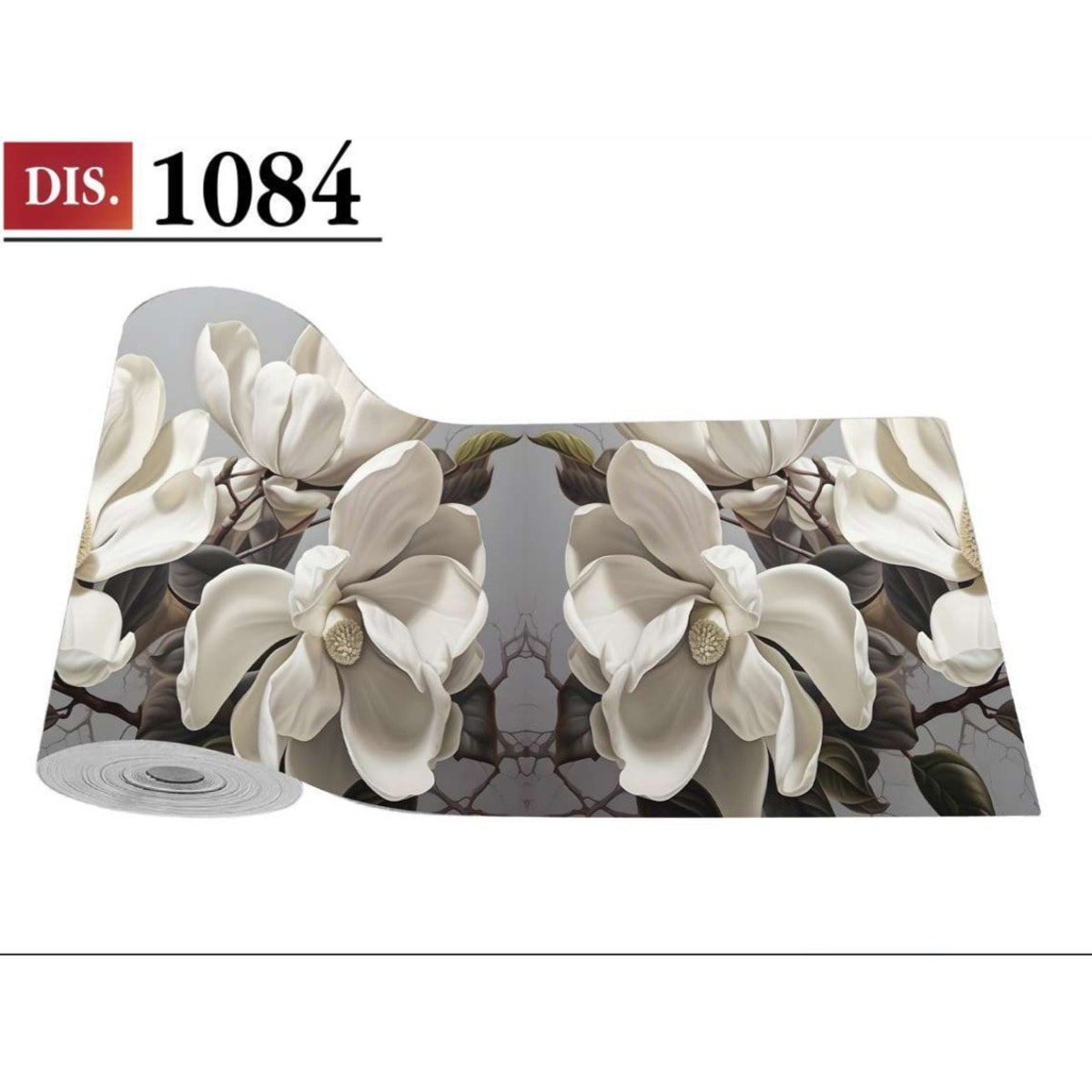 CASSESE HOME Passatoia/Tappeto Bordato in Poliestere con Retro Antiscivolo in PVC Made in Italy_Dec.1084