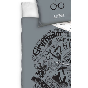 Parure de lit enfant 100% coton - Harry Potter