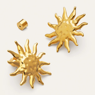 Pendientes Sunna Acero Baño Oro