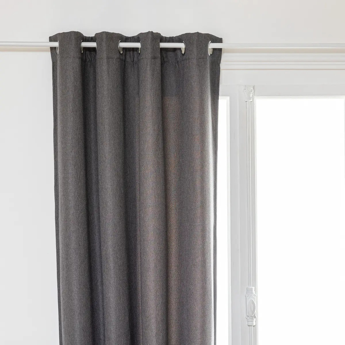 Rideau occultant "Malo" gris ardoise 140x260cm