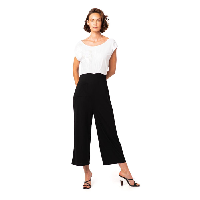 Mamatayoe Mono Charade para Mujer – Elegante Mono largo, con escote barco , tallas S-XXL