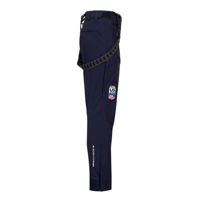 Kappa - Pantaloni Uomo Donna Blu - 6Cento 626A Fz Us