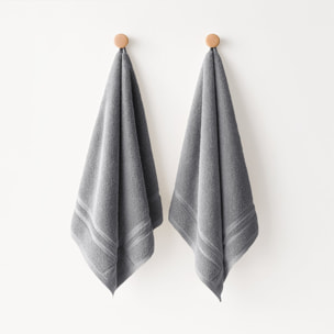 Pack de 2 torchons de cuisine (50x50) GRIS