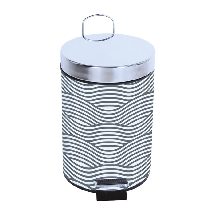 BASURA METAL 3L WAVE GRIS