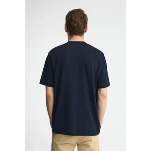Camiseta azul marino de corte holgado con bordado Polo Club