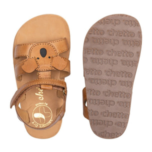 SANDALIA BAREFOOT CUERO - KOALA TOQUE RÚSTICO