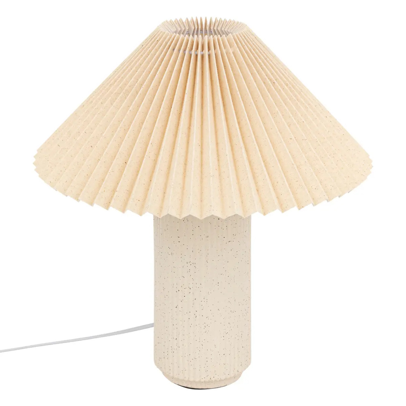 Lampe à poser Talya porcelaine beige H38cm