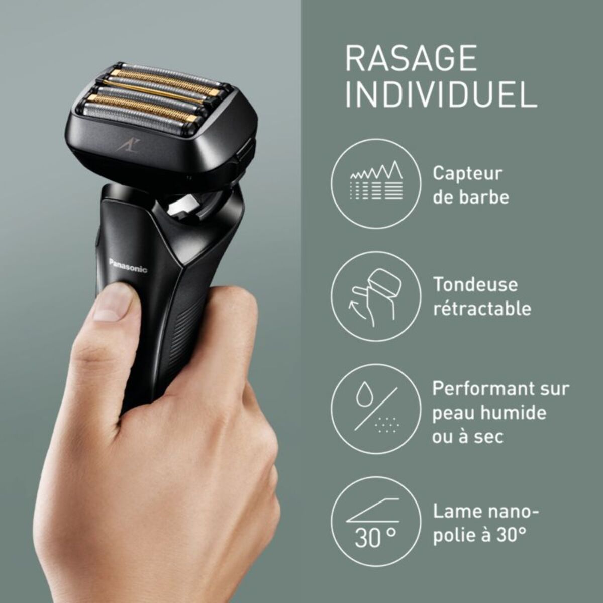 Rasoir électrique PANASONIC 6 lames ES-LS6A-K803