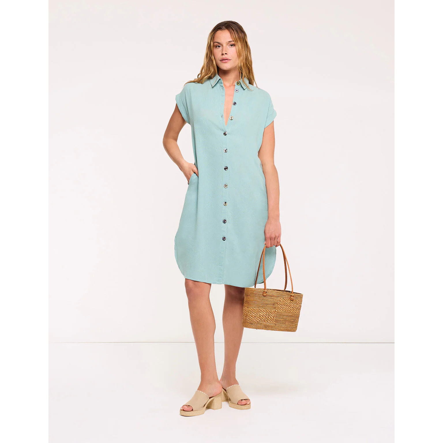 Vestido Midi Turquesa - Bayo Dos