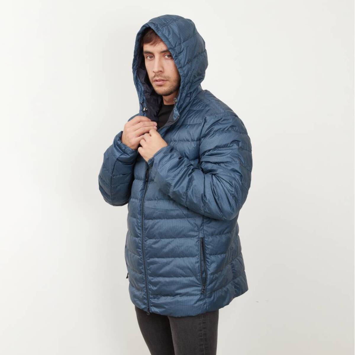 Abrigos Hombre de la marca GEOX  modelo M2625B T2949 M DERECK HOOD JACKET AZUL