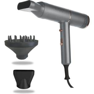 Sèche-cheveux Air boss - Gris - 1600 W