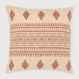 Cojín cuadrante algodón Fauno 45x45 - funda + relleno