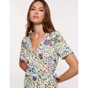 Vestido Corto Blanco - Wrapi