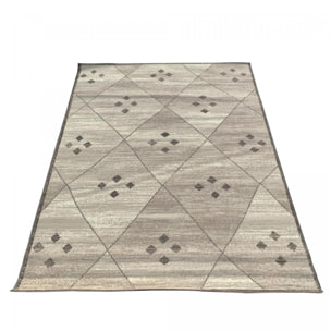 Tapis salon et chambre tissé motif berbère LUTO