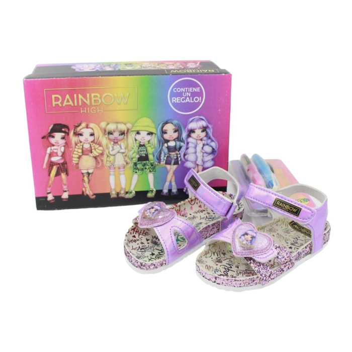 Sandali Rainbow High Viola Lei Easy Shoes Viola