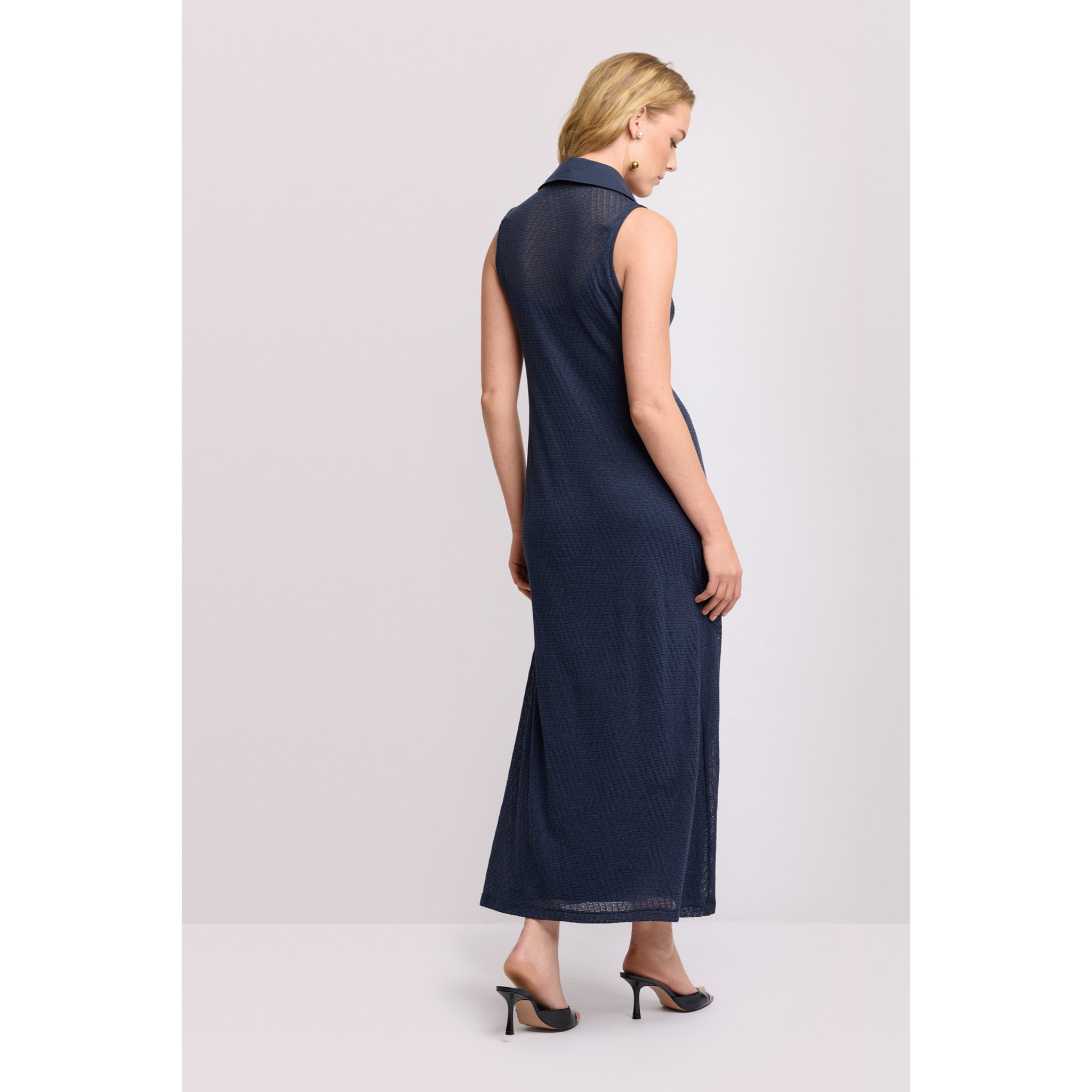Kocca - Abito in maglia con colletto classico Donna