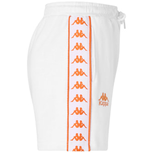 Kappa - Pantalones cortos Mujer Blanco - 222 Banda Ivissa