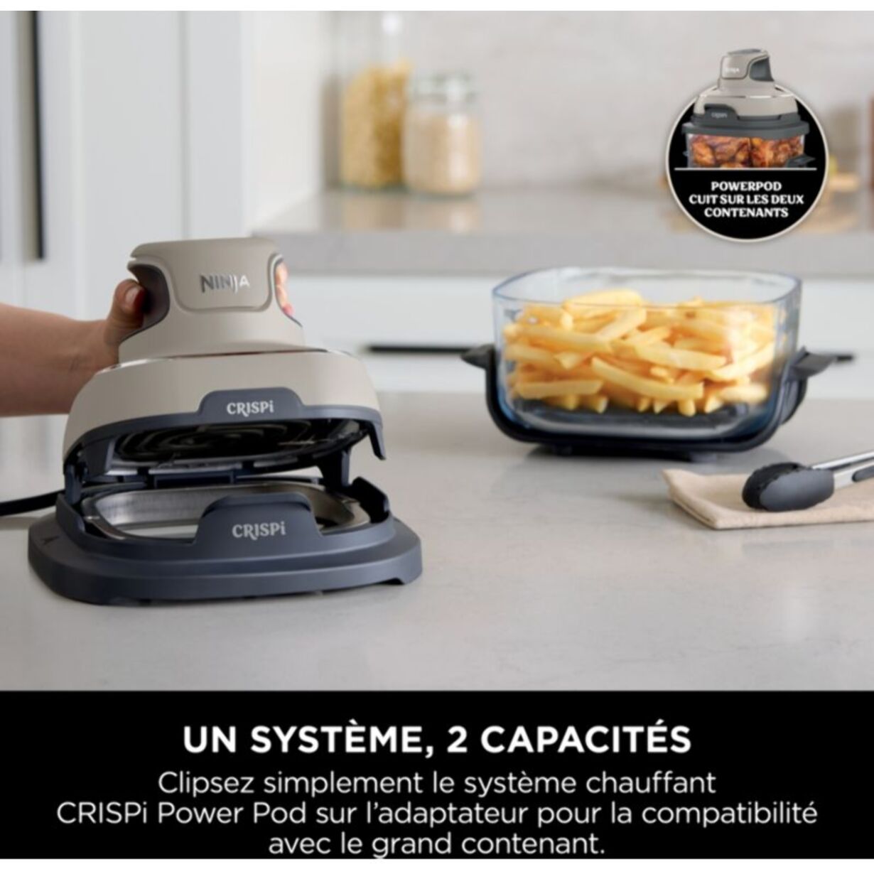 Friteuse sans huile NINJA CRISPi 4-in-1 Beige FN101EUST