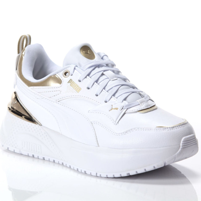 Sneakers Puma R78 Disrupt Metallic Dream Bianco