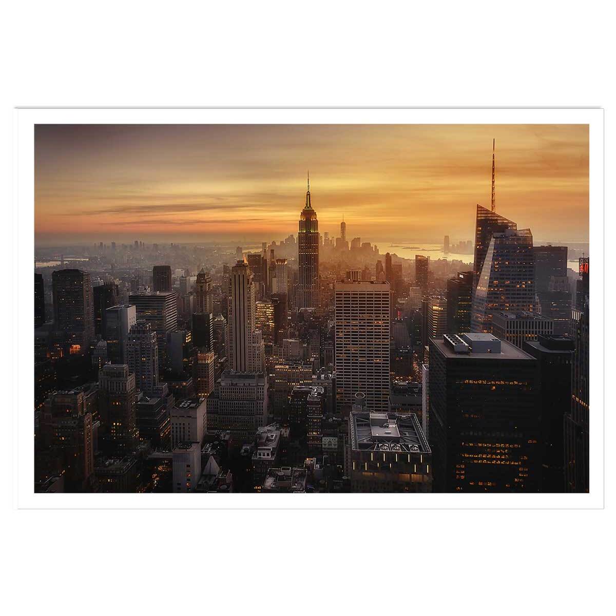 Affiche paysage manhattan's light Affiche seule