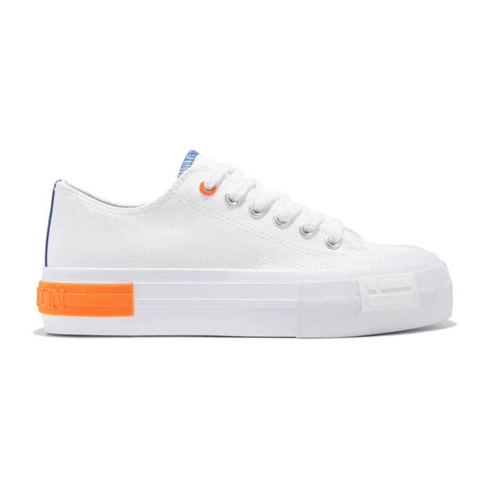 Zapatillas Mujer Casual One Way Low Summer Club Blanco D.Franklin