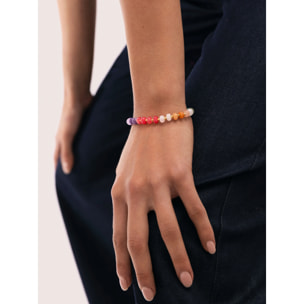 Bracciale Gummy Stones Acciao Placcato Oro