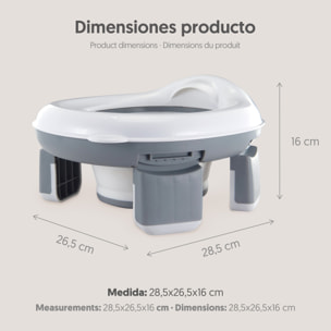 Orinal Bebe Portátil 2 en 1 | Reductor WC Portatil Niños