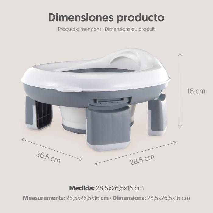 Orinal Bebe Portátil 2 en 1 | Reductor WC Portatil Niños