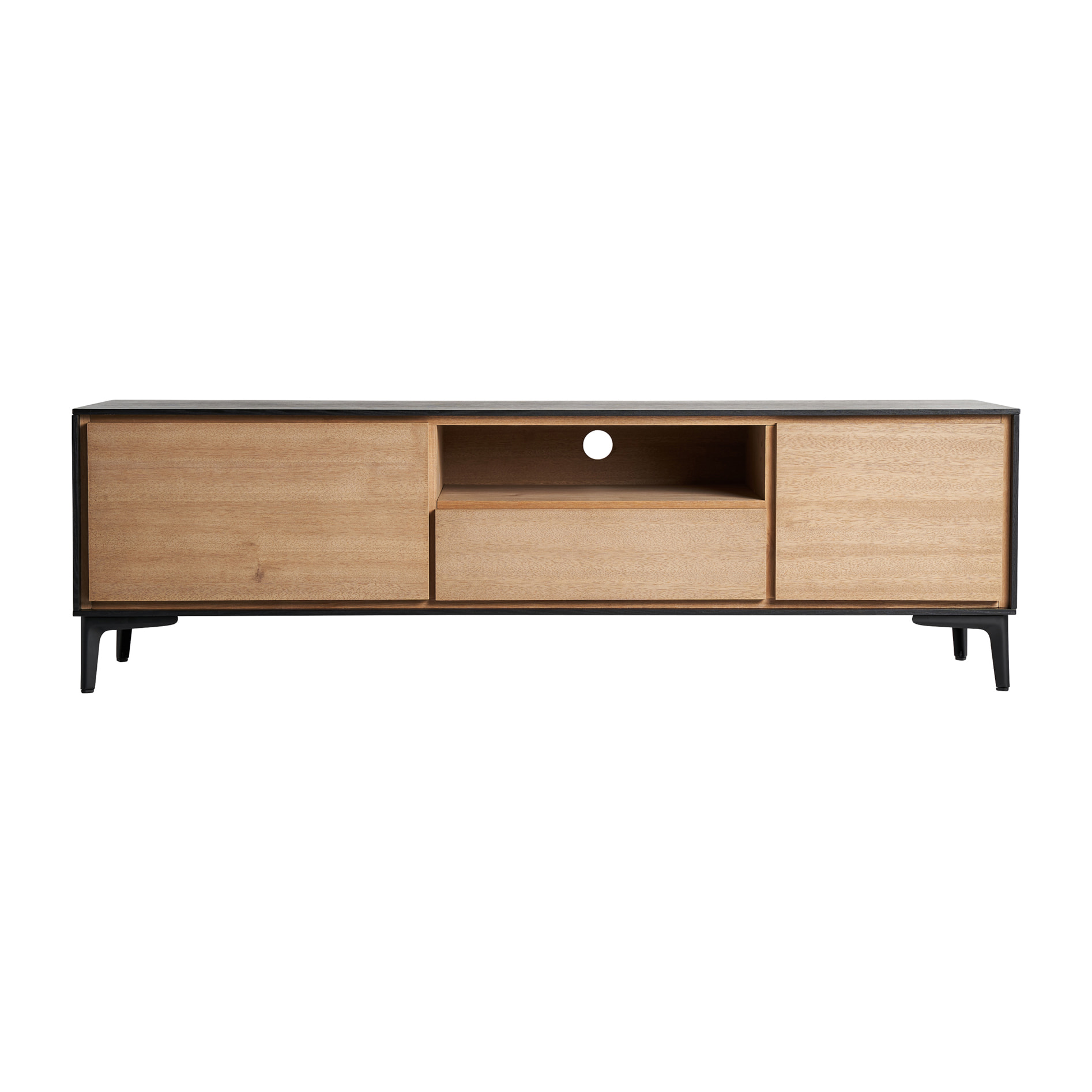 Mueble tv de madera dm en color negro