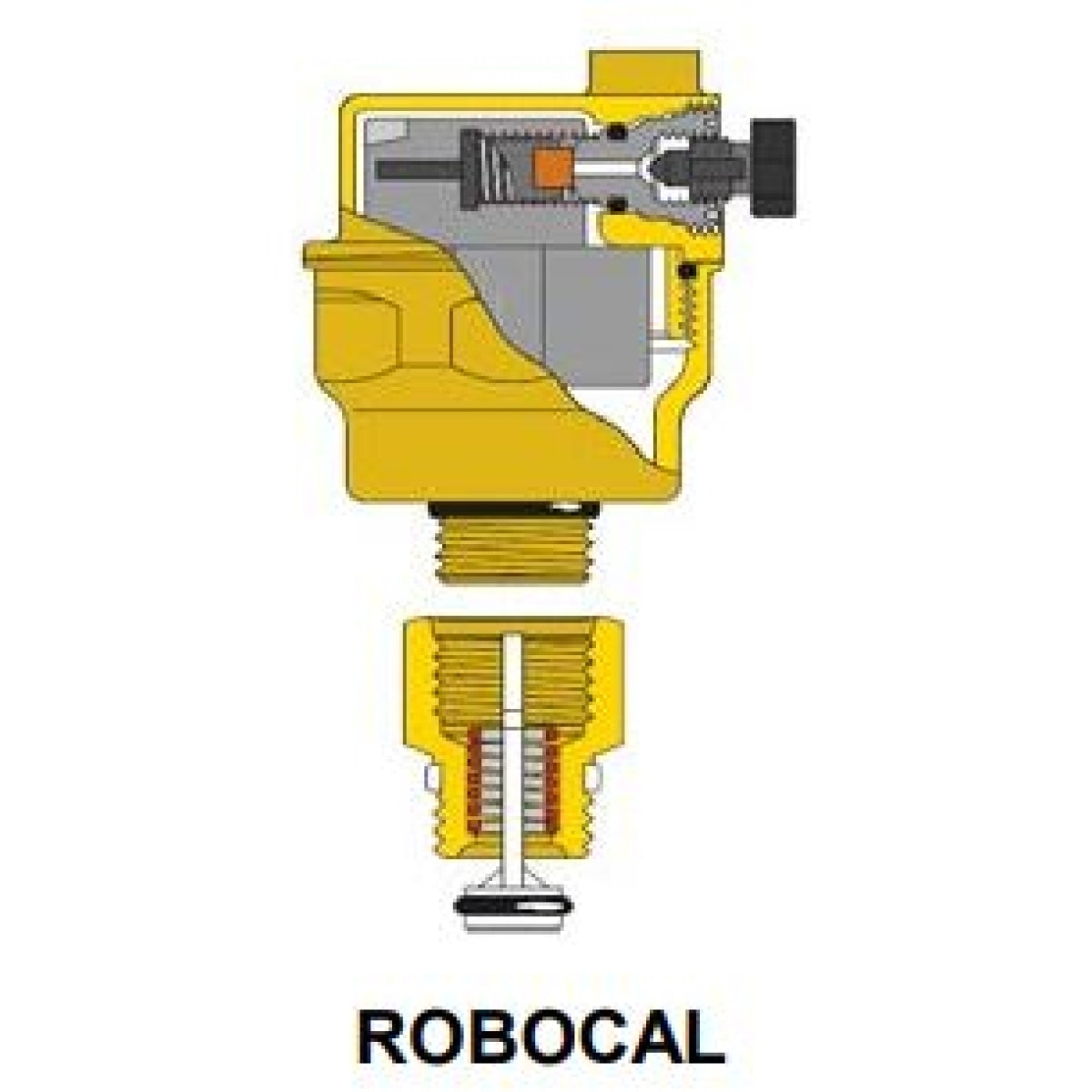 Purgeur automatique Robocal THERMADOR avec clapet d'isolement 3/8 M - PR