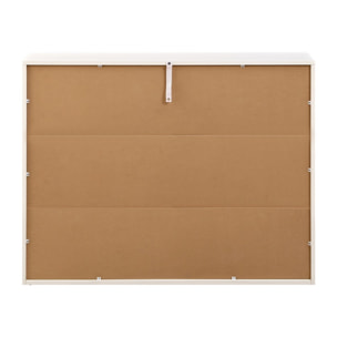 Scarpiera orizzontale 4 ante bianca in legno melaminico - Sky