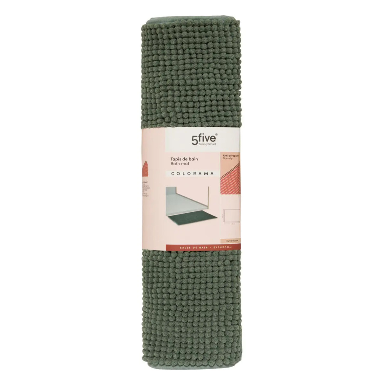 Tapis Colorama rectangulaire 50x80cm vert
