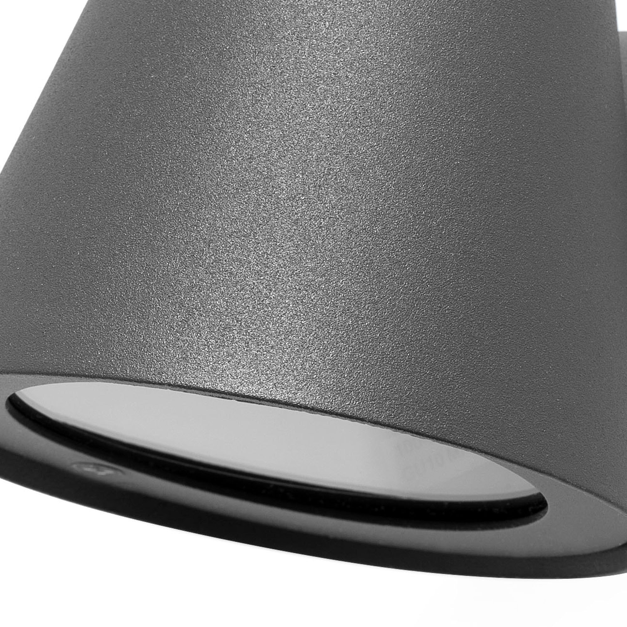 GINA Lámpara aplique gris oscuro