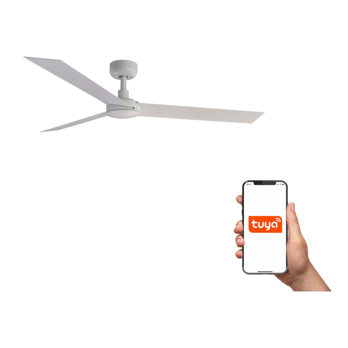 CRUISER L Ventilateur de plafond blanc TUYA