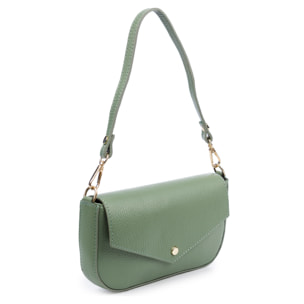 Bellizzi Bolso de hombro Mujer. Piel auténtica Dollaro