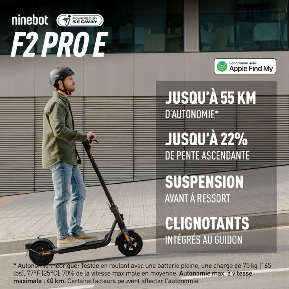 Trottinette électrique SEGWAY F2 Pro E