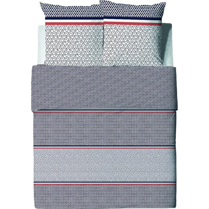 Parure Housse De Couette 3pcs 100% Coton 57fils Tilak