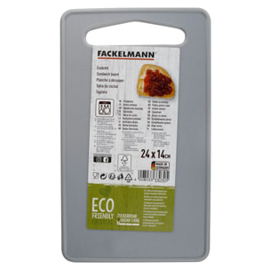 Petite planche à découper en bioplastique 24 x 14 cm Fackelmann Nature